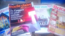 Lot 6 magazines maison/brico/déco
