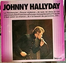 Johnny Hallyday  IMPACT  Vol 1  Rose  Vinyle LP  33 Tours  6371 104  1977  19R2