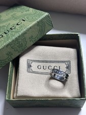 bague gucci icon  or blanc 18