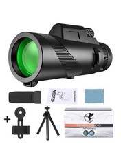Télescope monoculaire 80X100 HD zoom professionnel avec trépied chasse camping