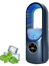 Ventilateur sans lame 6 vitesses ❄️ Humidificateur & Purificateur d’air USB