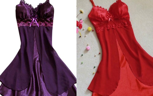 Nuisette satin au 44 - satin,