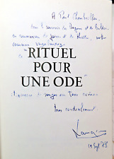 BRETAGNE/RITUEL POUR UNEODE/JEAN LAUGIER/ED CARACTERES/1978/EO/BEL ENVOI