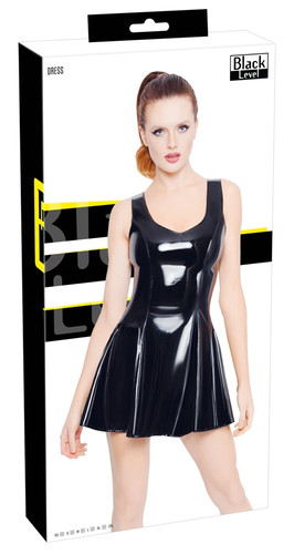 Robe classique vinyle noir - classique,