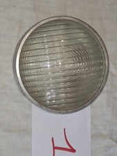 Lentille Fresnel Verre Projecteur Lampe SNCF Gremer Ou Autre Vintage