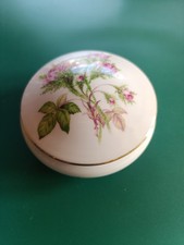 boîte à bijoux Bonbonnière Porcelaine De Limoges Motifs Roses