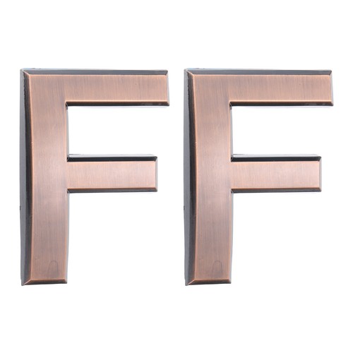 2pcs lettres adhésives - adhésives, pour