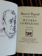 Marcel Pagnol  "Oeuvres
