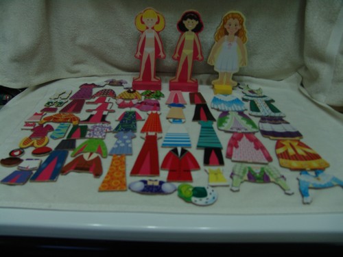 Vintage wood doll - wood,