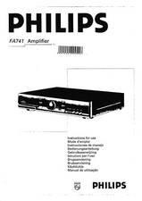 Bedienungsanleitung-Operating Instructions pour Philips Fa 741, Fa 761