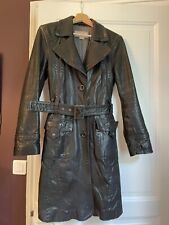 Manteau Femme Taille 38 Marlboro Classics, En Cuir 100% Peau Agneau,Couleur Noir