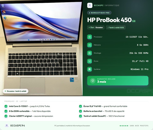 Probook 450 intel core - probook, g8