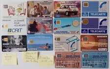 Lot de 14 télécartes Variétés voir description