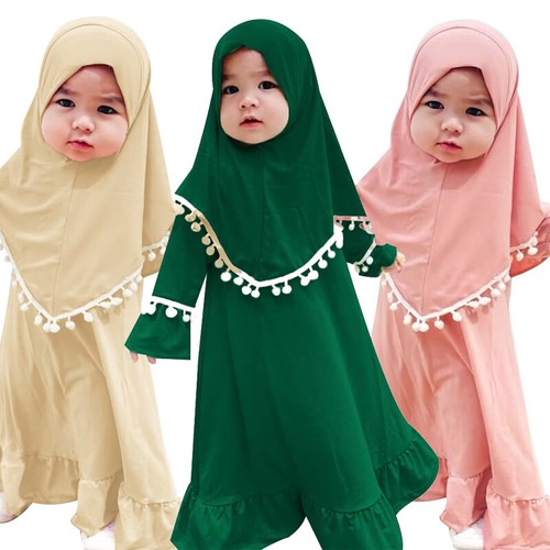 Muslim abaya kids girls long - abaya,