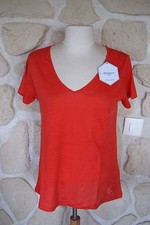 Tee shirt rouge vermillon neuf
