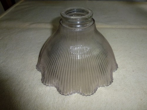 Verre lampe tulipe bleute - de,