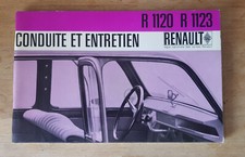 notice d'entretien RENAULT R 4