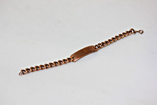 gourmette homme métal couleur or