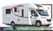 Pour Camping Car  style BURSTNER Autocollant décoration  stickers Decals
