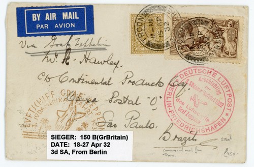 P101 graf zeppelin 1932 - p101/50/rc,