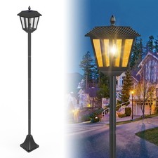Lanterne Solaire LED pour Extérieur Lampe de Jardin avec Piquet Luminaire Sol...