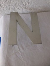 ancienne lettre N metal enseigne deco loft industriel atelier vintage deco