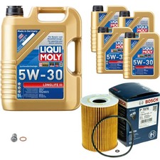 Filtre à Huile Bosch 9 L Liqui Moly Longlife 3 5W-30 pour Mercedes-Benz Classe M