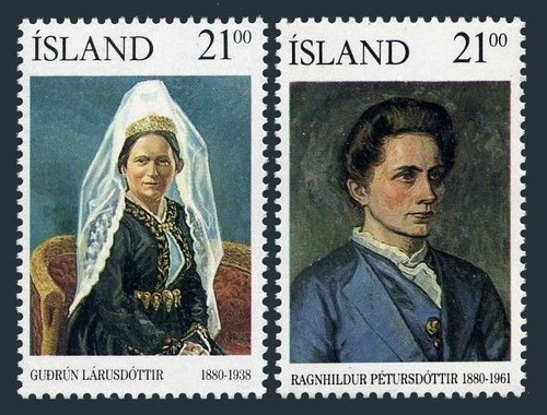 Iceland 696 697 mnh michel - iceland, 696-697,mnh.michel