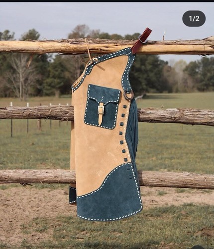 Chaps cuir cowboy western - chaps,