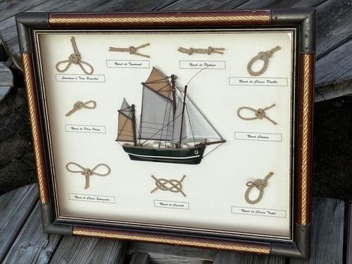 Tableau vintage cadre noeuds - tableau,