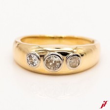 Bague 585/14K Or Jaune Or
