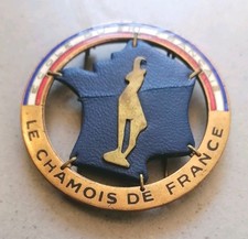 Insigne Broche Médaille de Ski ESF "LE CHAMOIS DE FRANCE" / brevet niveau test 