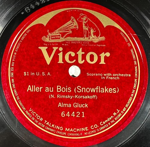 Alma gluck aller au bois - gluck, :