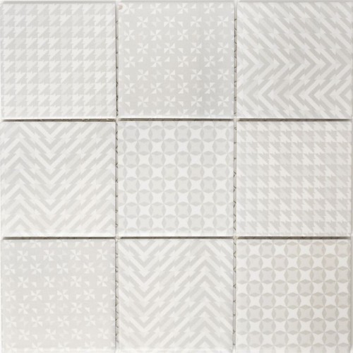 Mosaïque vintage rétro - mosaïque,