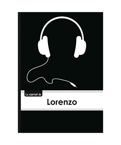 Carnet lorenzo lignes - le,