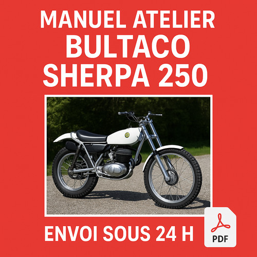 Manuel atelier bultaco sherpa - manuel,