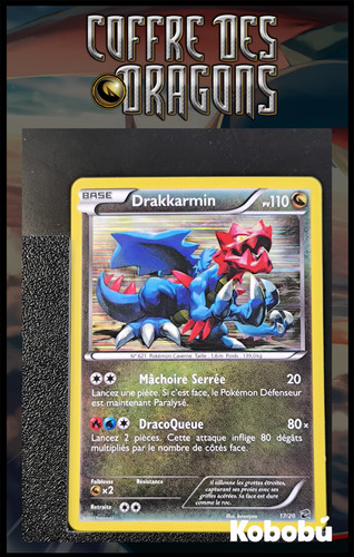 Carte pokémon drakkarmin - carte,