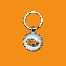 Porte-clés R6 orange jaune