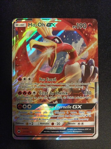 Carte pokémon 21 - pokémon, ho-oh