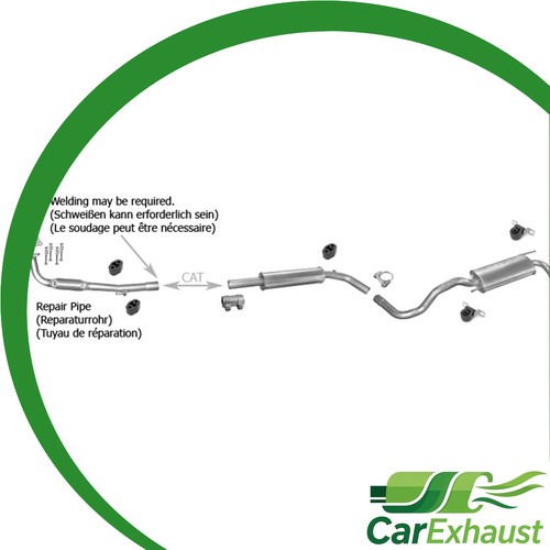 Ligne pot échappement pour - d'échappement,