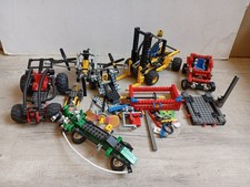 gros Lot LEGO technic ancien vrac vintage avec buggy - chariot élévateur