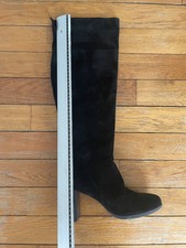 Bottes à talon, en cuir