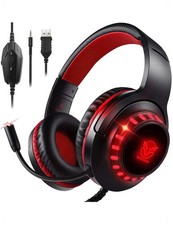 Casque Gaming pour PS4/PS5/Xbox One/PC/Nintendo Switch Casque Gamer avec Micr...