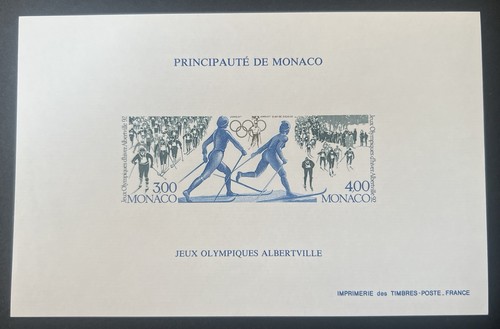 Timbre monaco bloc spécial - timbre,