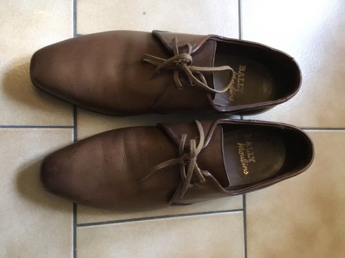 Chaussures cuir bally taupe - bally,
