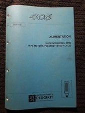(305MA) Manuel Atelier PEUGEOT 406 - Injection Diesel Epic, Type Moteur P8C.