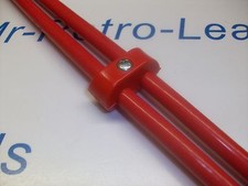 Rouge 8MM Allumage Câble HT Pince Support Séparateur Attache Spacer Kit 2 Voie