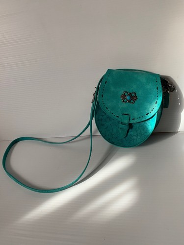 Turquoise crossbody bag - turquoise,