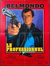 Affiche LE PROFESSIONNEL Georges Lautner JEAN-PAUL BELMONDO Audiard 40x60cm