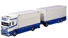 IMC MODELS, SCANIA Série R High Roff 4x2 porteur et remorque 1+2 Essieux tran...